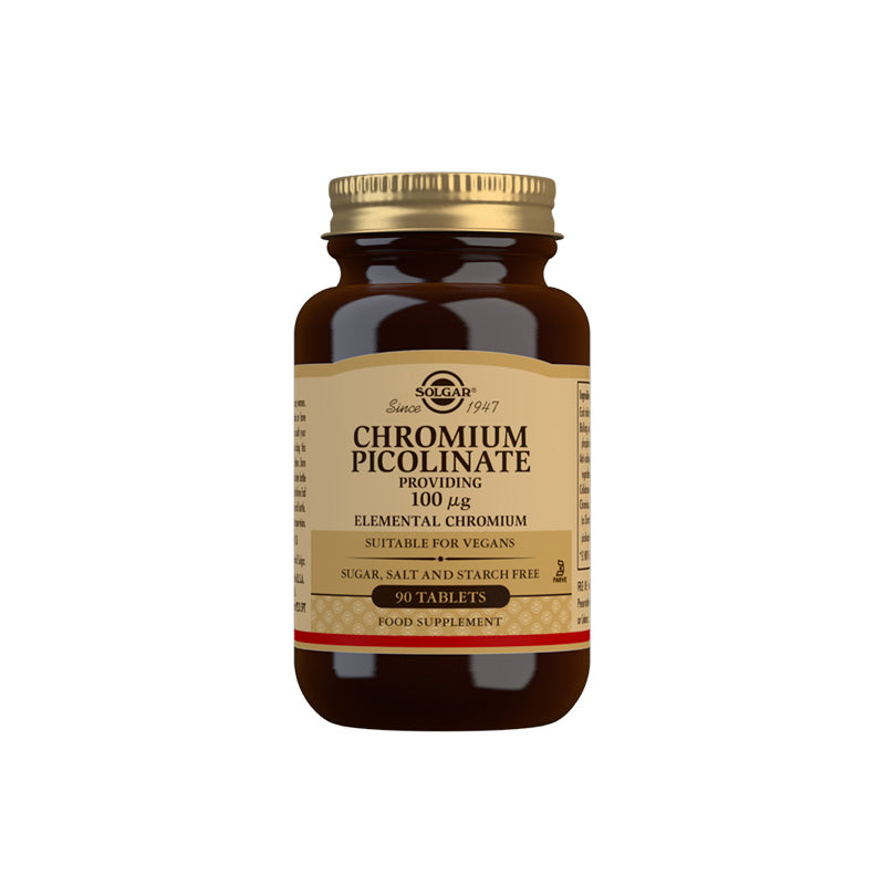 Solgar Hrom Pikolinat 100 mcg – Za Normalnu Koncentraciju Glukoze u Krvi