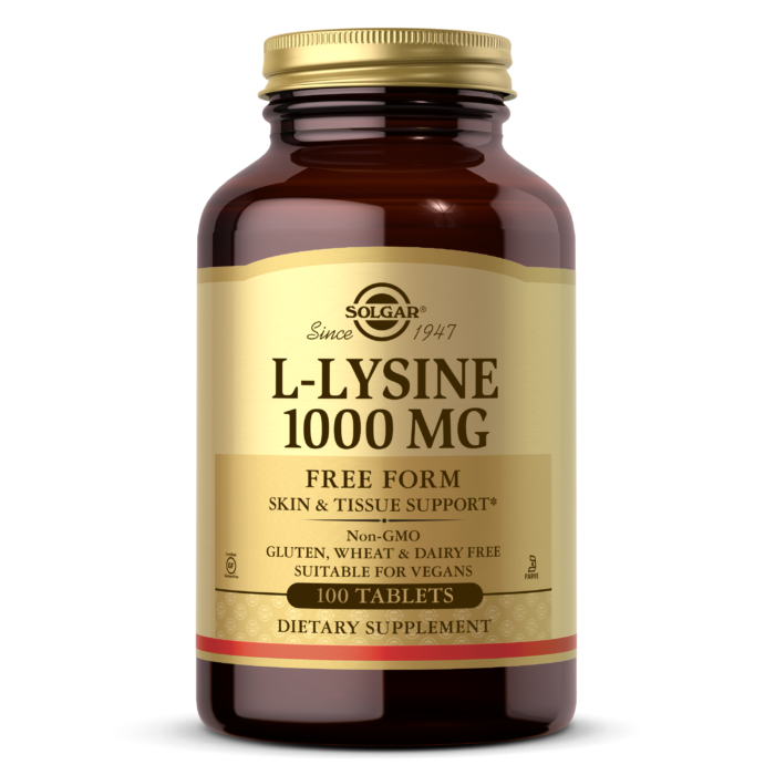 Solgar L-Lysine, 1000 mg – Podrška Imunitetu i Zdravlju Kože - Dobrobit