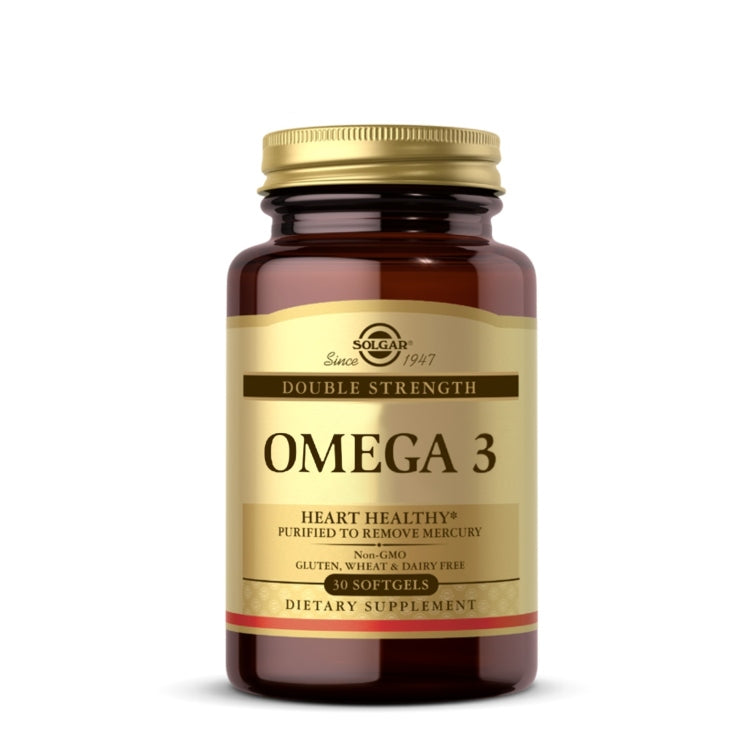 Solgar Omega-3 Double Strength, 30 Kapsula – Za Zdravlje Srca, Mozga i Očiju