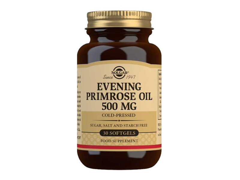 Solgar Ulje Noćurka 500 mg, 30 Kapsula - Prirodna Podrška Za Zdravlje Kože