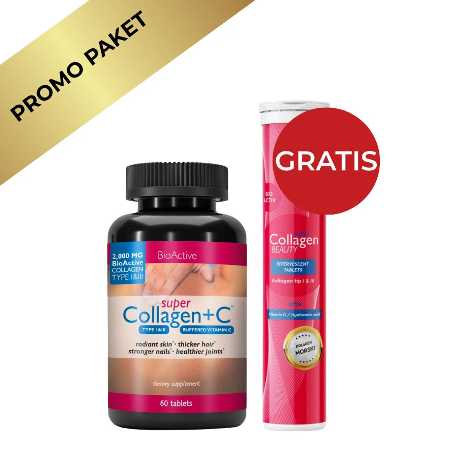 Aleksandar MN Super Collagen + C + GRATIS Super Collagen Beauty šumeće tablete