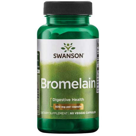 Swanson Bromelain 500 mg, 60 Kapsula - Podrška Probavi i Zglobovima - Dobrobit