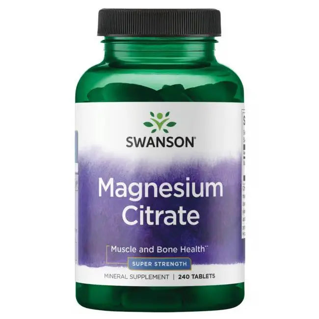 Swanson Magnesium Citrate 112,5 mg – Podrška Mišićima i Nervima