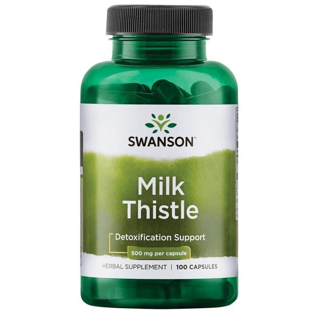 Swanson Milk Thistle 500 mg – Podrška Funkciji Jetre