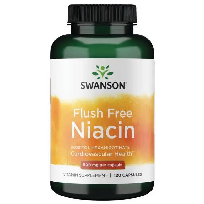 Swanson Flush-Free Niacin 500 mg – Podrška Energiji i Metabolizmu