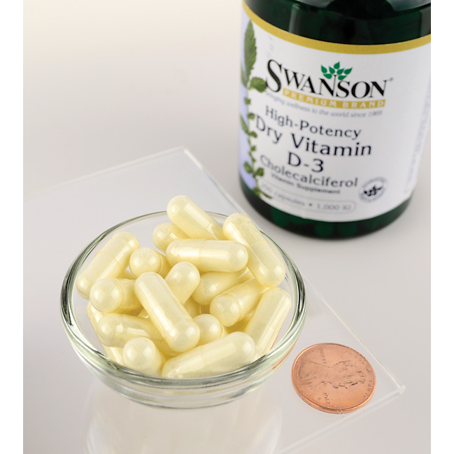 Swanson Vitamin D3, 2000 IU (50 mcg), 250 Kapsula - Veća Potencija - Dobrobit