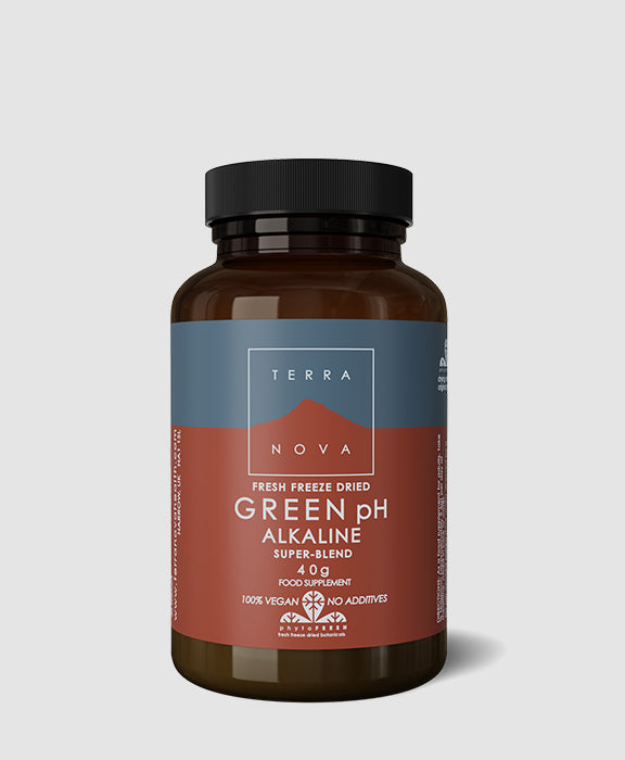 Terranova Green pH Alkalni Super-Blend Prah 40g - Za pH Ravnotežu i Vitalnost - Dobrobit