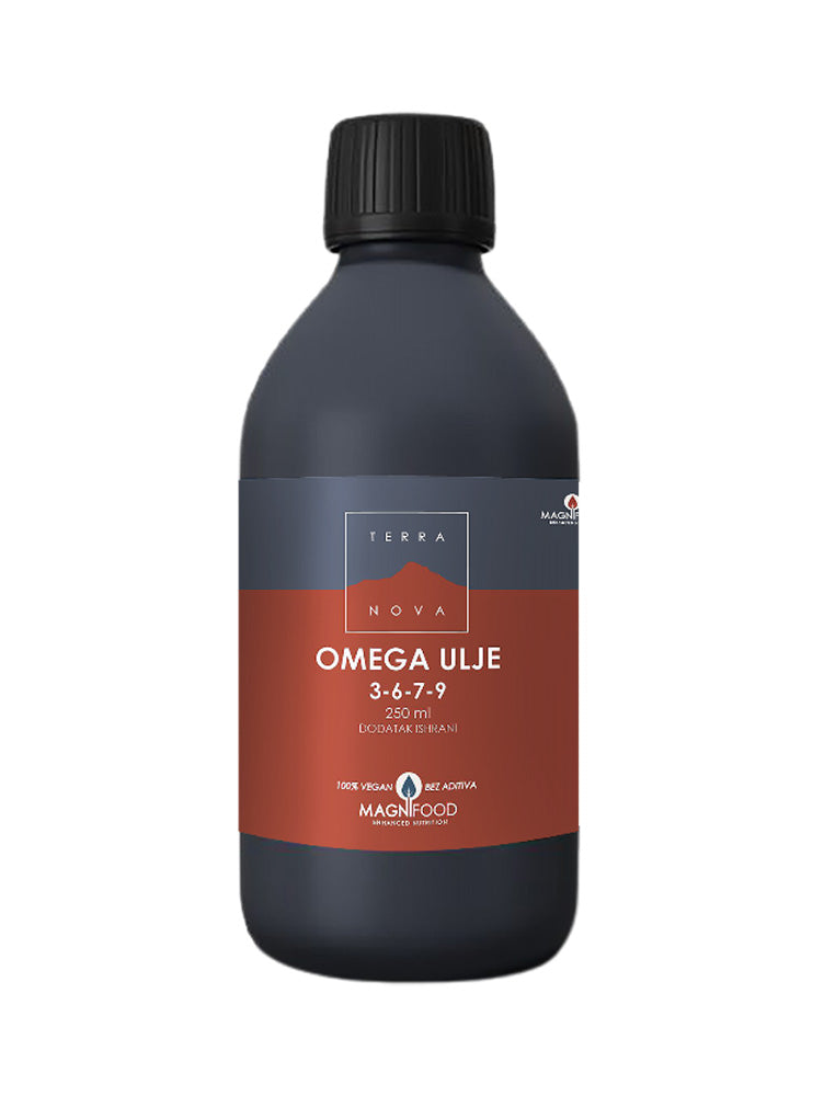 Terranova Omega 3-6-7-9 Ulje, 250 ml - Podrška Srcu i Koži - Dobrobit