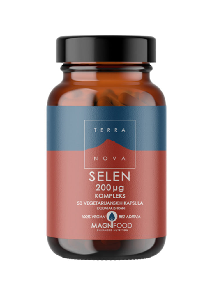 Terranova Selen 200 mcg, 50 Kapsula - Antioksidativna i Imunološka Podrška - Dobrobit