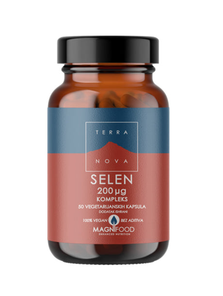 Terranova Selen 200 mcg, 50 Kapsula - Antioksidativna i Imunološka Podrška - Dobrobit