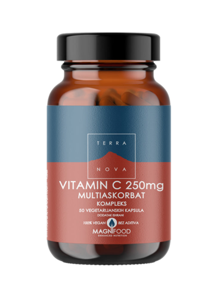 Terranova Vitamin C Multi-Askorbat Kompleks 250 mg, 50 Kapsula - Dobrobit