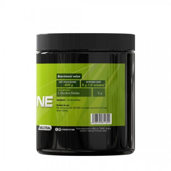 THE Nutrition L-Citrulline Malate 400g – Energija, Pumpa, Izdržljivost