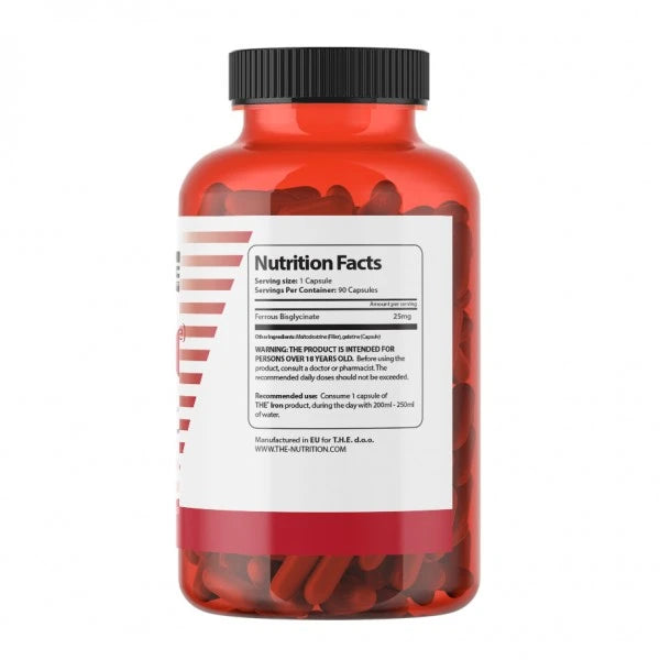 THE Nutrition THE Iron 90 kapsula – Gvožđe Bisglicinat za Anemiju