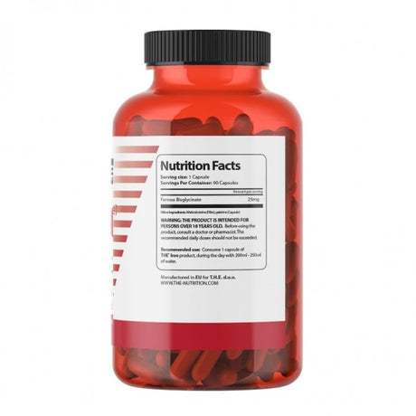 THE Nutrition THE Iron 90 kapsula – Gvožđe Bisglicinat za Anemiju