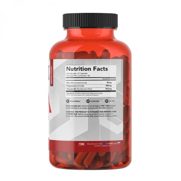 THE Nutrition THE ZMA 200 kapsula – Cink i Magnezijum za Regeneraciju i Testosteron - Dobrobit