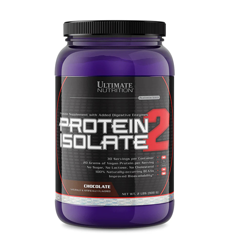 Ultimate Nutrition Protein Isolate 2 – Veganski Protein Za Snagu i Oporavak