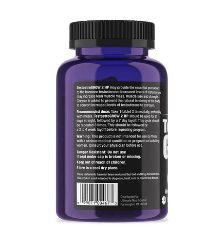 Ultimate Nutrition Testostro Grow 2 Hp - Povećajte Testosteron Prirodno i Efikasno