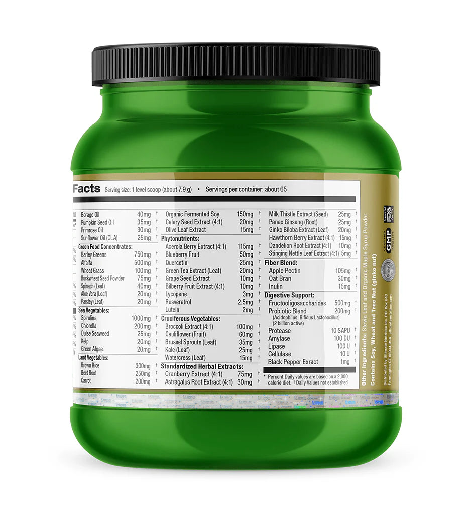 Ultimate Nutrition Veggie Greens – Prirodni Dodatak Za Energiju