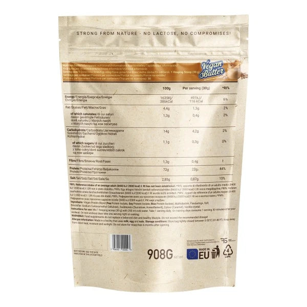 Basic Supplements Vegan Protein 908g – Čist Mišićni Rast