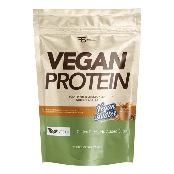 Basic Supplements Vegan Protein 908g – Čist Mišićni Rast