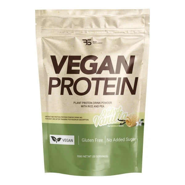 Basic Supplements Vegan Protein 908g – Čist Mišićni Rast