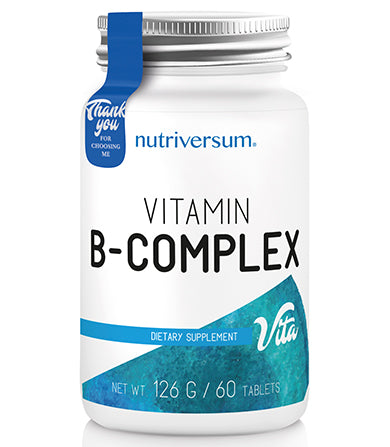 Nutriversum Vitamin B Complex, 60 tableta – Podrška za Imunitet i Energiju