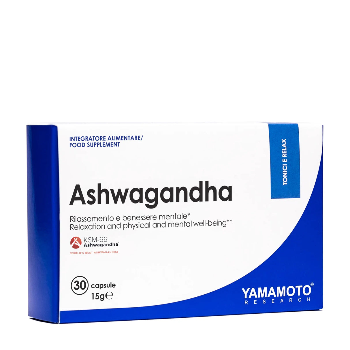 Yamamoto Nutrition Ashwagandha KSM-66 – Prirodna Podrška za Stres i Energiju