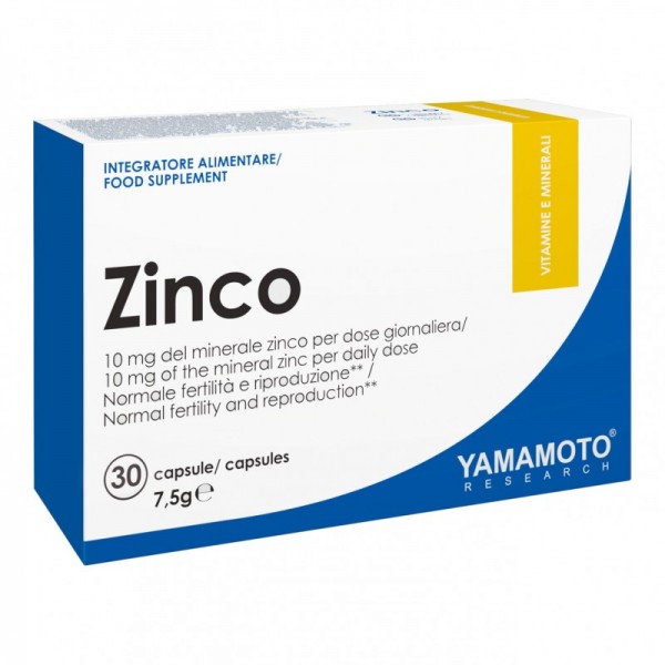 Yamamoto Nutrition Cink L-Pidolat 10mg – Podrška Imunitetu i Hormonskoj Ravnoteži