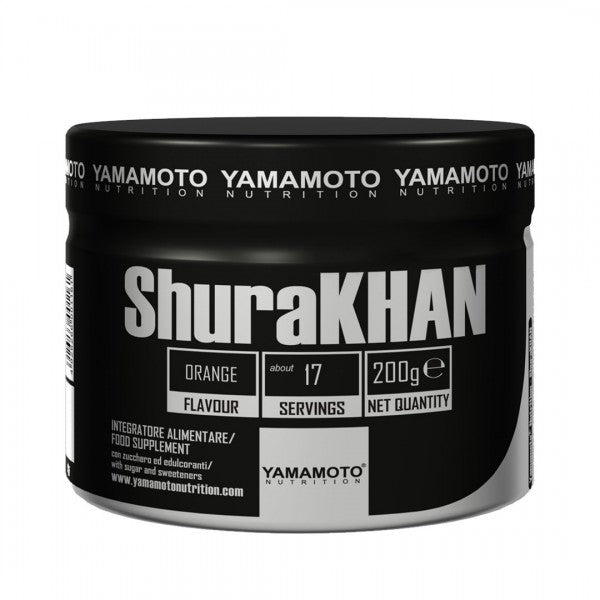 Yamamoto Nutrition ShuraKHAN 200g – NO Reaktor Bez Kofeina za Izdržljivost i Fokus