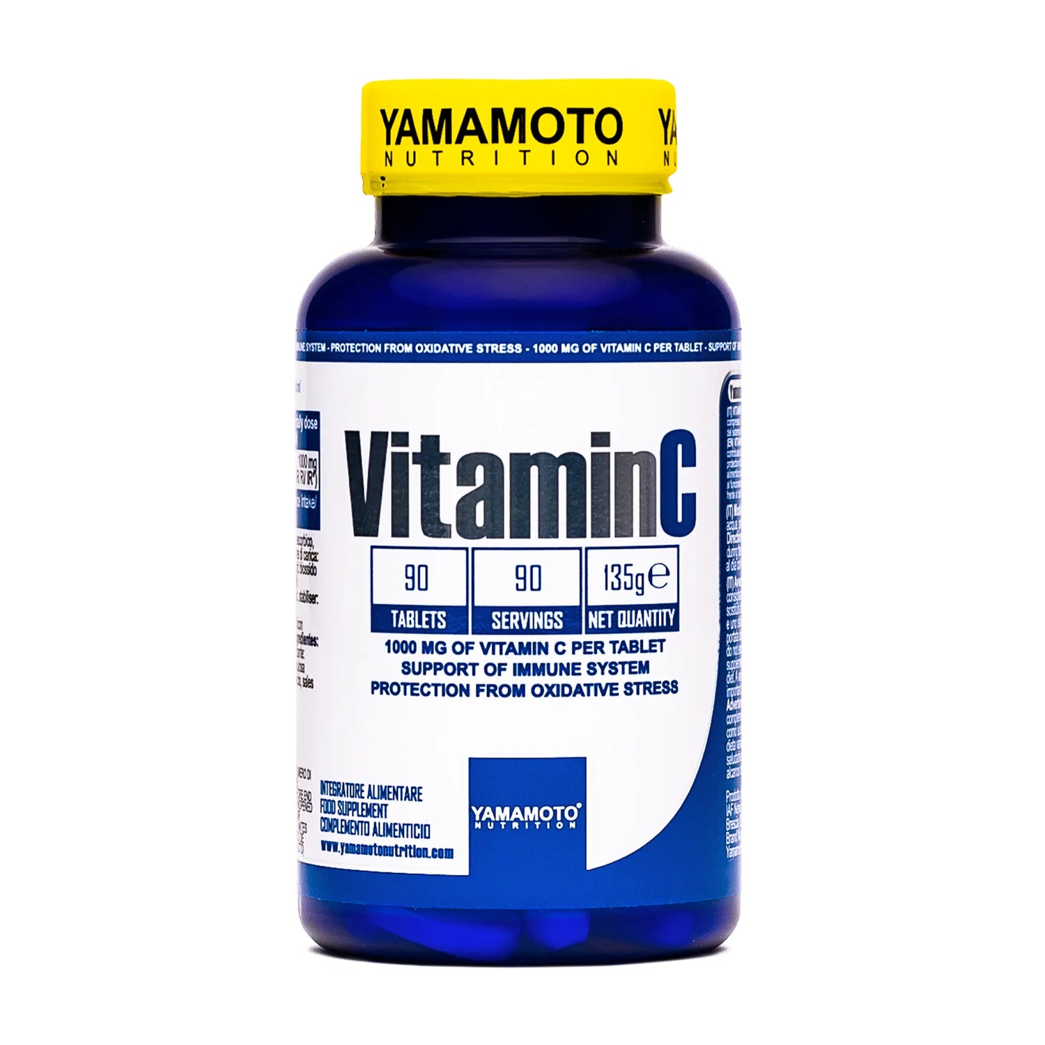 Yamamoto Nutrition Vitamin C 1000mg, 90 Tableta – Podrška Imunitetu i Energiji