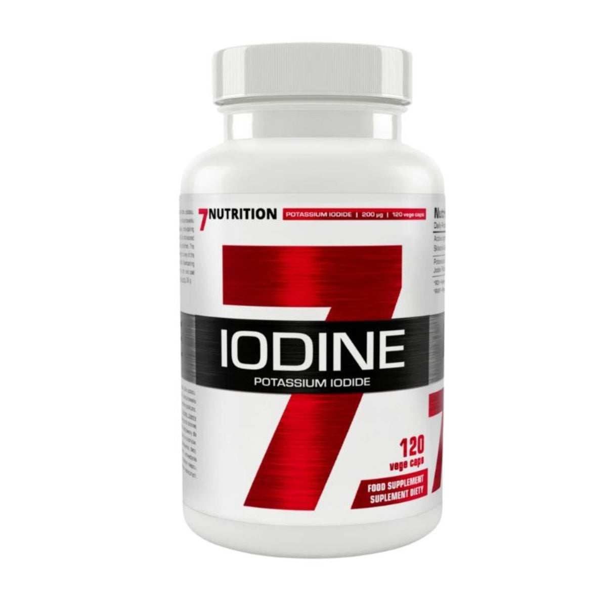 7Nutrition Jod, 120 Kapsula – Podrška Štitnoj Žlezdi i Metabolizmu