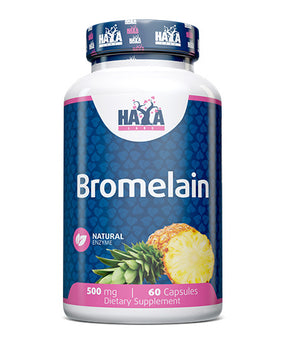 Haya Labs Bromelain 500mg 60 kapsula – Apsorpcija Proteina i Imunitet - Dobrobit