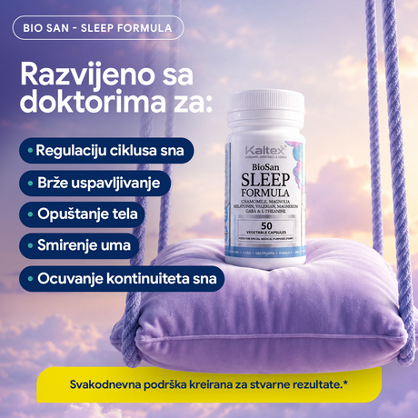 Kaltex SLEEP FORMULA: Za Kvalitetan San, Relaksaciju i Protiv Nesanice