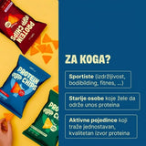QNT Protein Chips 50g – Zdrav Hrskavi Čips sa 33% Proteina Bez Prženja