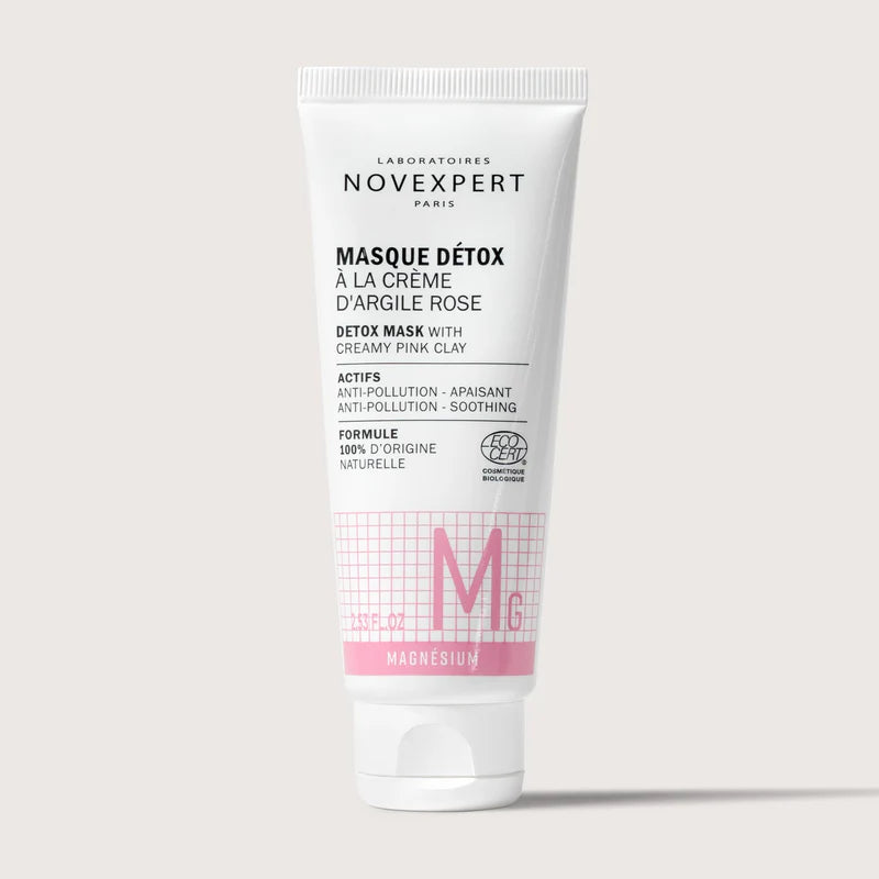 Novexpert Detox maska sa pink glinom – 100% prirodna nega za pročišćenu i blistavu kožu