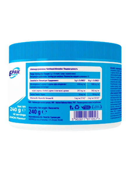 6PAK AAKG 240g Šumsko Voće – L-Arginin Alfa-Ketoglutarat za Pumpu