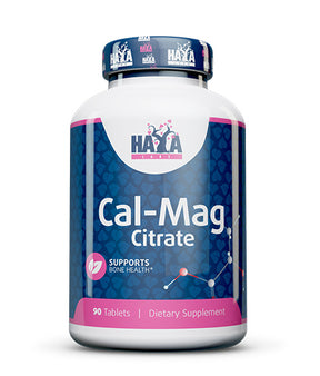 Haya Labs 100% Cal-Mag Citrate 90 tableta – Zdravlje Zglobova i Kostiju - Dobrobit