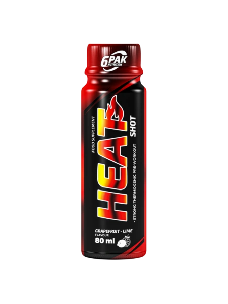 6PAK Heat Shot 80ml Grejp-Limun – Termogeni Sagorevač Masti
