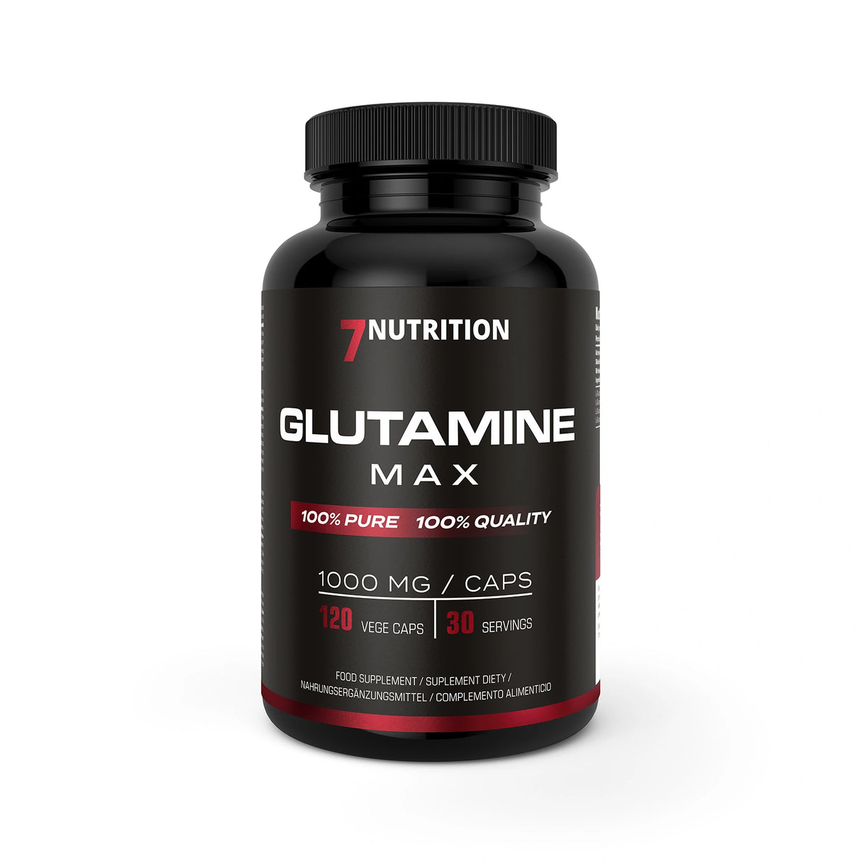 7Nutrition Glutamine Max 120 vege kapsula – L-glutamin za oporavak, imunitet i zdravlje creva