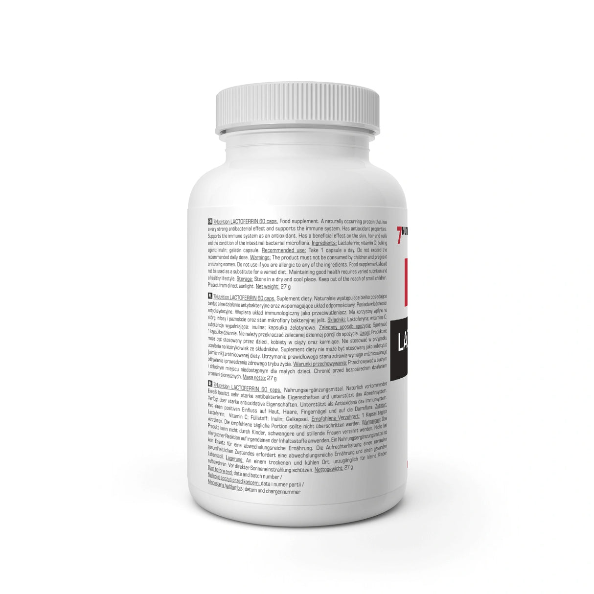 7Nutrition Lactoferrin 60 kapsula – Laktoferin za podršku imunitetu i metabolizmu gvožđa