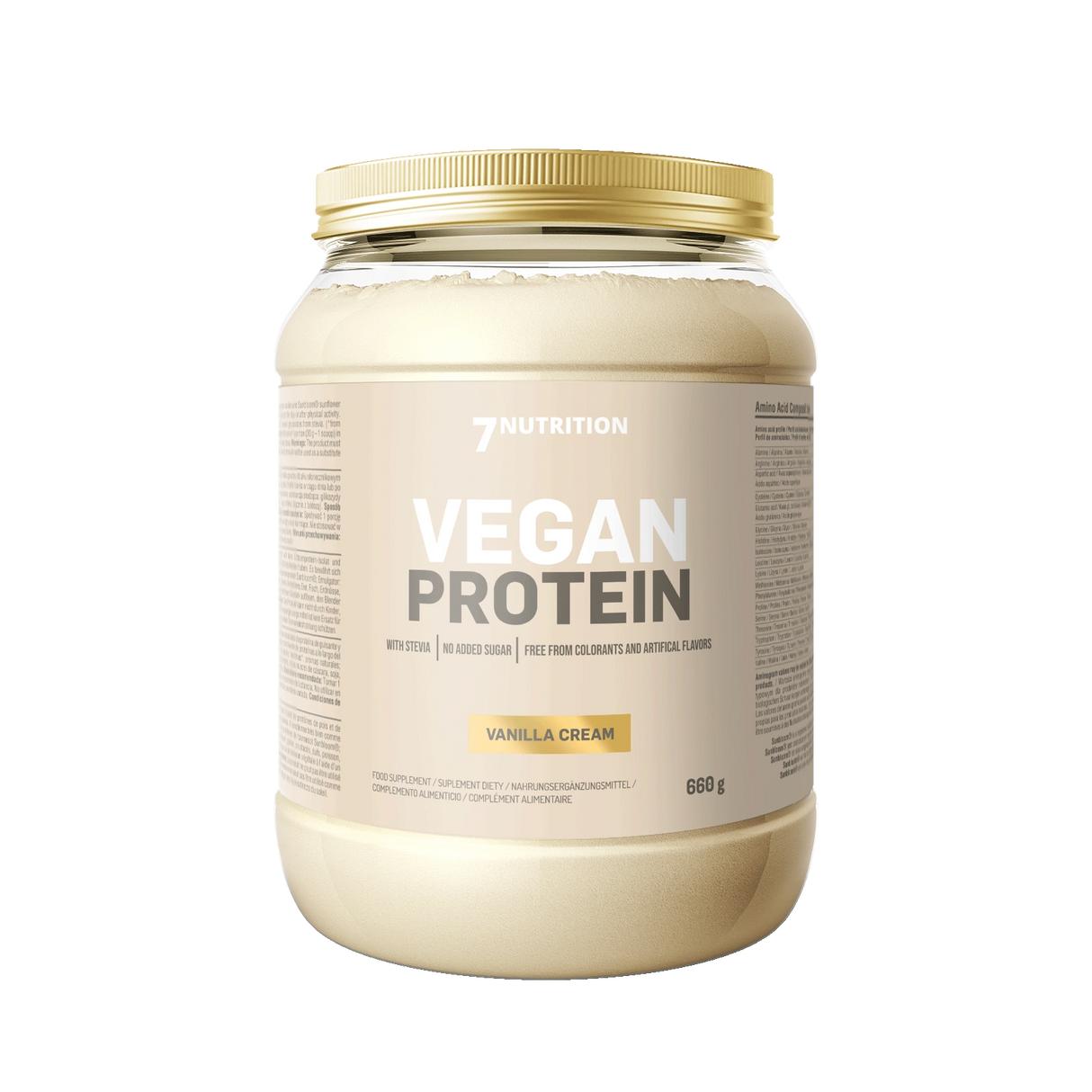 7Nutrition Vegan Protein 660 g – Biljni protein od graška i suncokreta