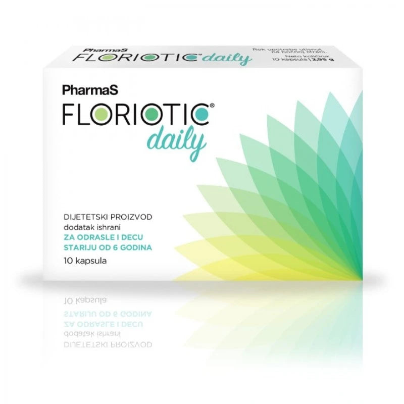 PharmaS Floriotic Daily – Probiotik za crevnu floru (10 kapsula)