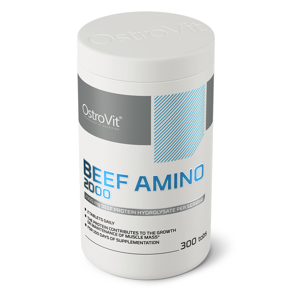 OstroVit Beef Amino 2000 mg – Aminokiseline iz goveđeg proteina za rast i oporavak - Dobrobit
