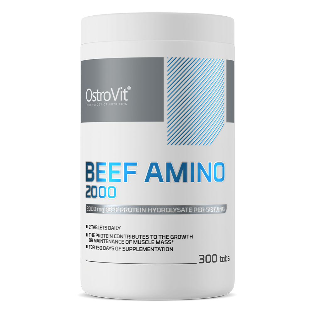 OstroVit Beef Amino 2000 mg – Aminokiseline iz goveđeg proteina za rast i oporavak - Dobrobit