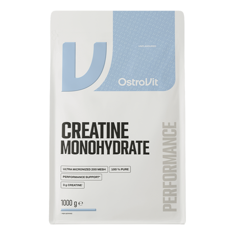 OstroVit Kreatin Monohidrat 1000g – Za Maksimalnu Snagu, Eksplozivnost i Mišiće