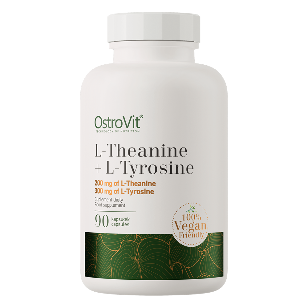 OstroVit L-Teanin + L-Tirozin VEGE – Za Fokus Bez Stresa i Mentalnu Energiju