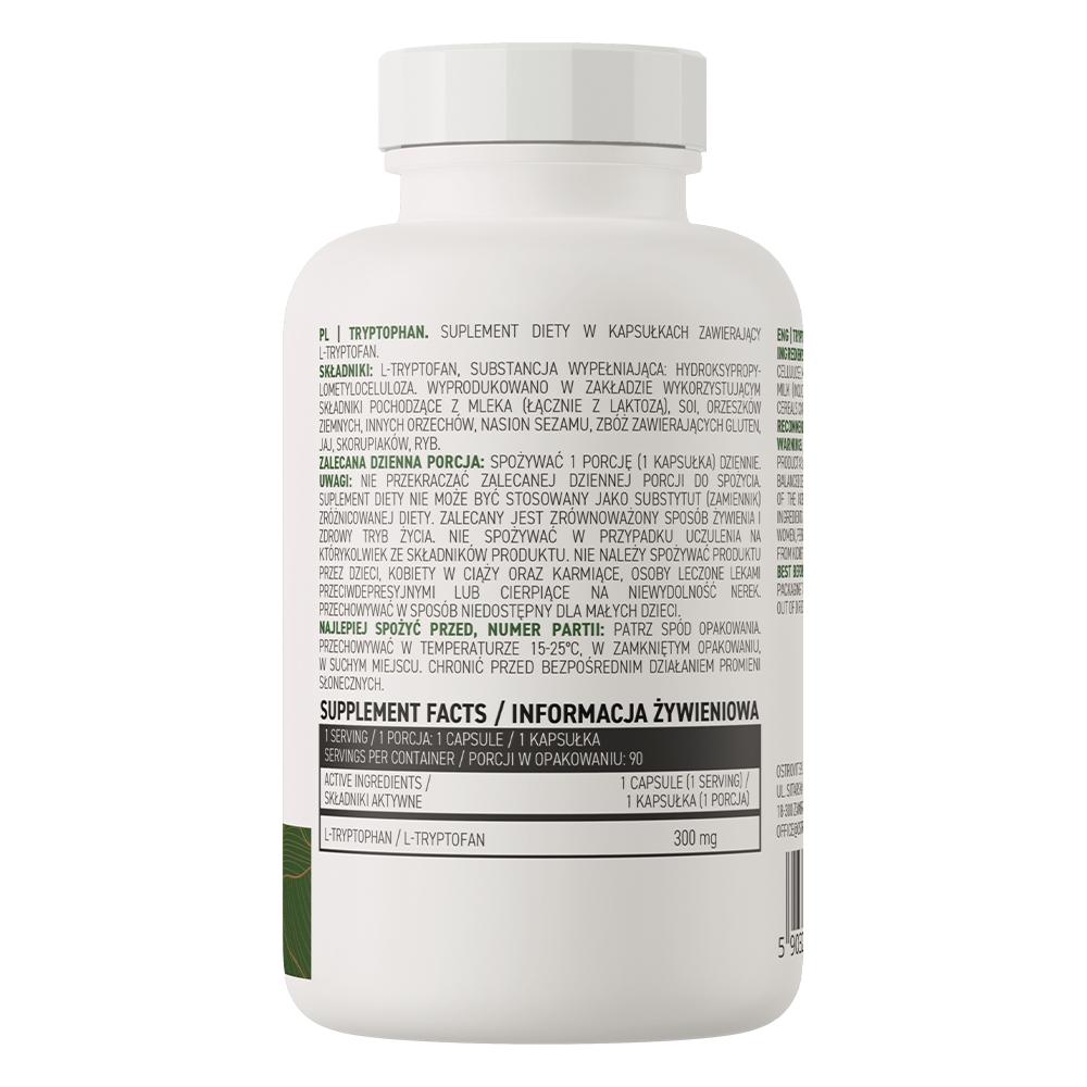 OstroVit Tryptophan VEGE 300 mg – L-triptofan za raspoloženje i kvalitet sna