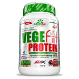 GreenDay Vege-Fiit Protein 720g Double Chocolate – Biljni Protein 75%