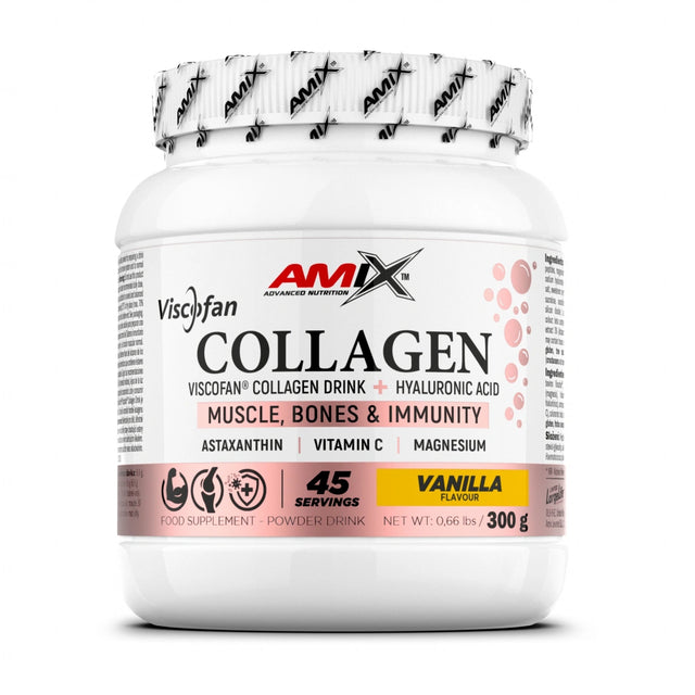 Amix Viscofan® Collagen Drink Vanila 300 g – Kolagen sa Hijaluronom i Magnezijumom - Dobrobit