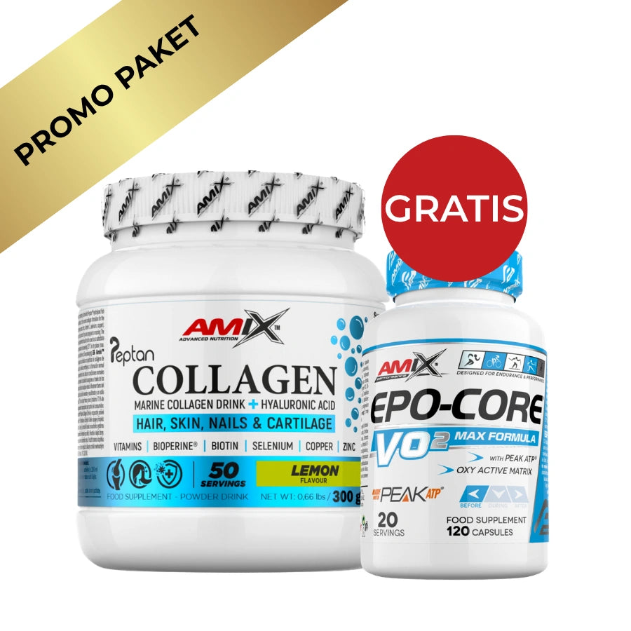 Amix Marine Collagen Drink 300 g + GRATIS Epo-Core VO2Max 120 kapsula